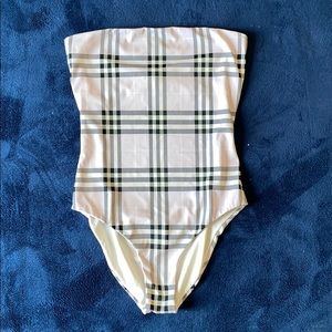 Burberry one piece swimsuit